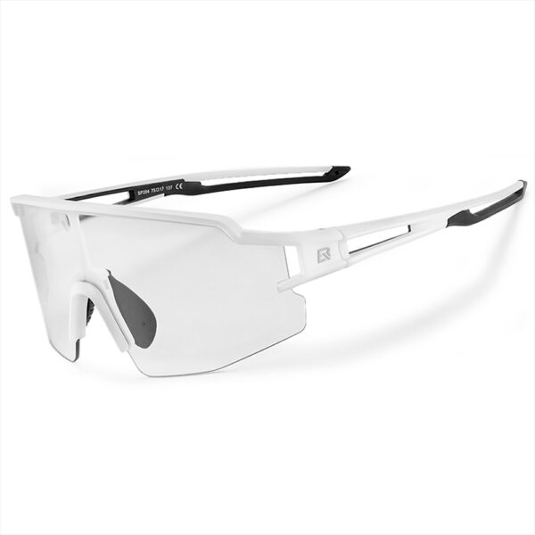 Rockbros Cycling Glasses Photochromic with UV Protection and Corrective Insert - Whiteeng