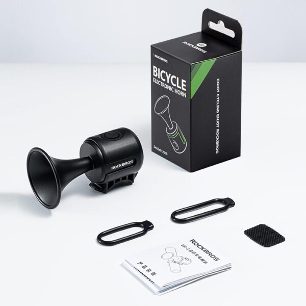 204334_6 Rockbros 34210002001 electronic bicycle bell - blackeng