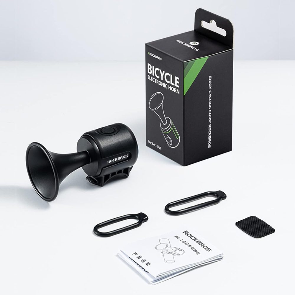 204334_6 Rockbros 34210002001 electronic bicycle bell - blackeng