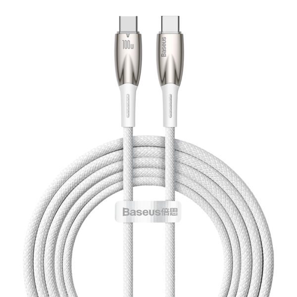 204354_1 Baseus CADH000802 USB-C - USB-C PD cable 100W 5A 480Mb/s 2m - whiteeng