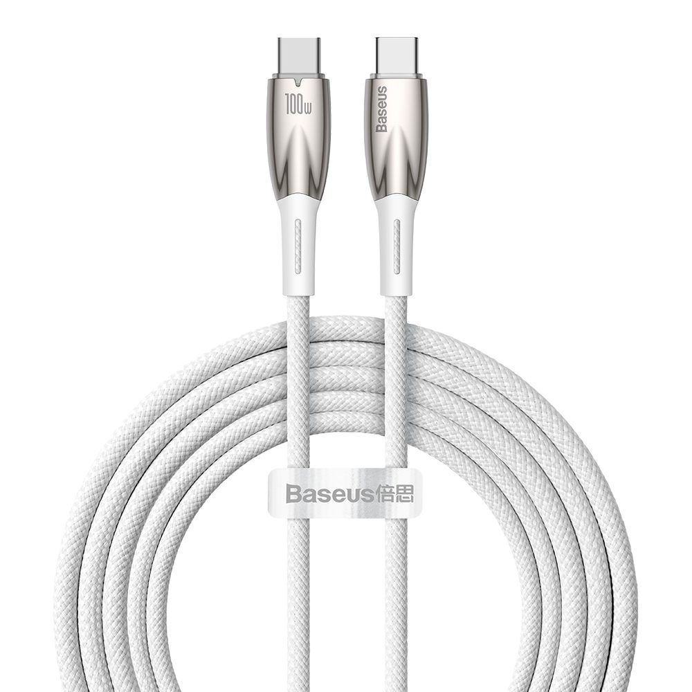 204354_1 Baseus CADH000802 USB-C - USB-C PD cable 100W 5A 480Mb/s 2m - whiteeng