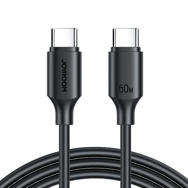 204557_1 Joyroom Long-Lasting Series A9 USB-C / USB-C PD QC cable 60W 3A 1m - blackeng