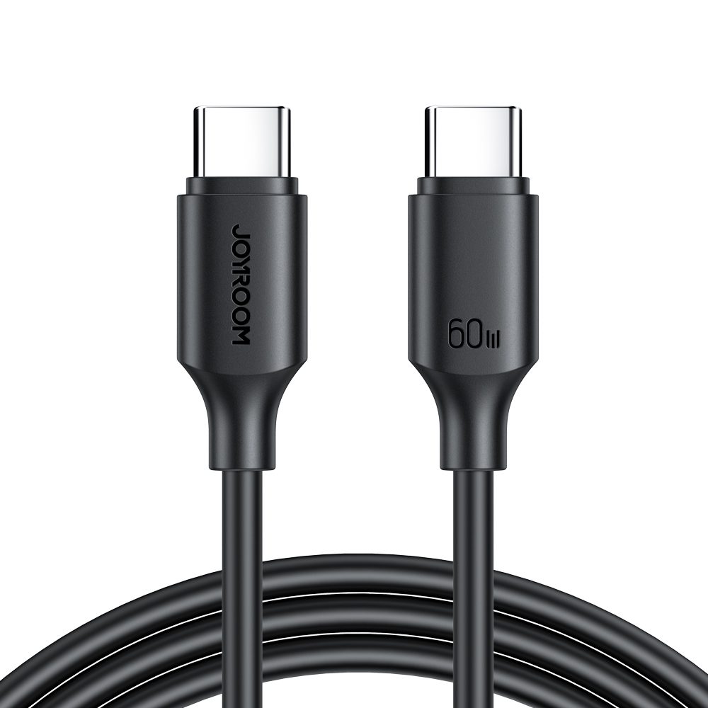204557_1 Joyroom Long-Lasting Series A9 USB-C / USB-C PD QC cable 60W 3A 1m - blackeng