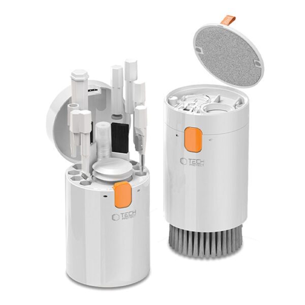 CREATOR: gd-jpeg v1.0 (using IJG JPEG v62), quality = 80 Tech-Protect 20-in-1 Multifunctional Cleaning Kit for Phone, Tablet, Laptop, and Headphones - Whiteeng