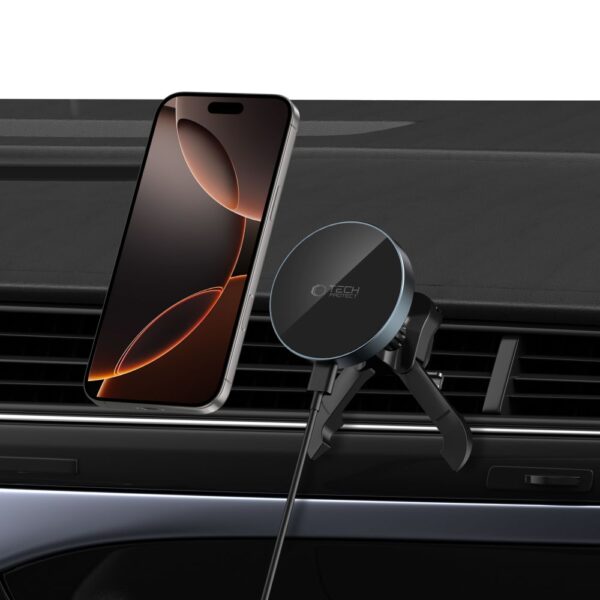 Tech-Protect mm15W-V5 Magnetic MagSafe Car Air Vent Mount - Blackeng