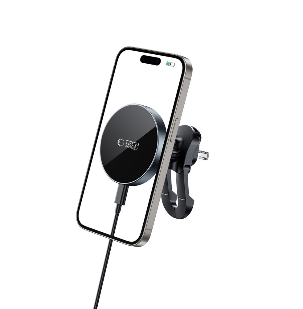 Tech-Protect mm15W-V5 Magnetic MagSafe Car Air Vent Mount - Blackeng