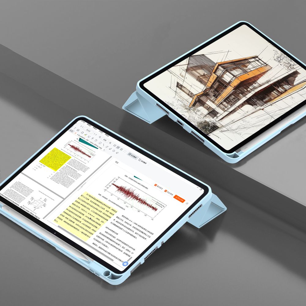 TechProtect SmartCase Pen case for Xiaomi Pad 7 / 7 Pro - blueeng