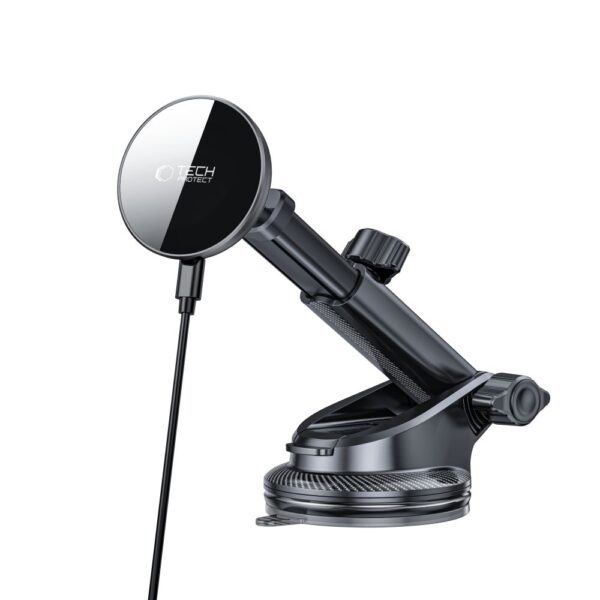 CREATOR: gd-jpeg v1.0 (using IJG JPEG v62), quality = 80 Tech-Protect mm15W-V10 Magnetic MagSafe Car Holder for Cockpit/Windshield/Air Vent - Blackeng