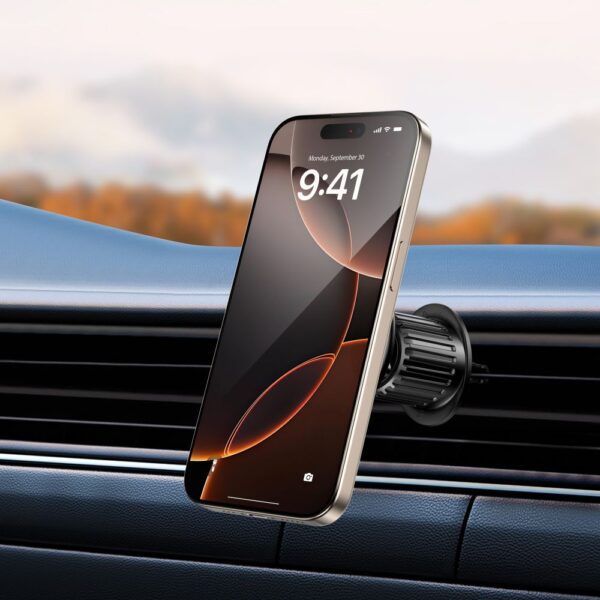 CREATOR: gd-jpeg v1.0 (using IJG JPEG v62), quality = 80 Tech-Protect mm15W-V10 Magnetic MagSafe Car Holder for Cockpit/Windshield/Air Vent - Blackeng