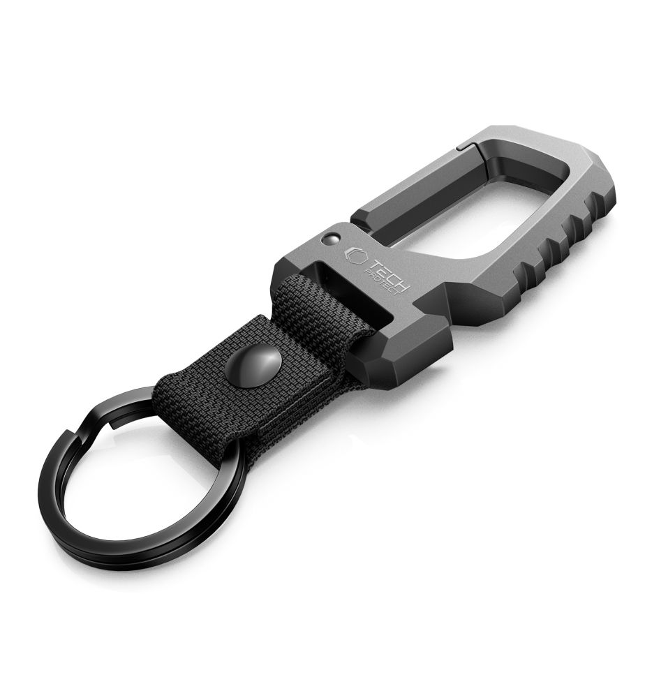 Tech-Protect Slidelock Keychain - Black and Grayeng
