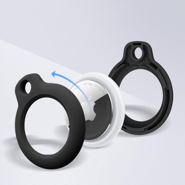 CREATOR: gd-jpeg v1.0 (using IJG JPEG v62), quality = 80 Tech-Protect Rough 4-pack case for Apple AirTag 1 / 2 - blackeng