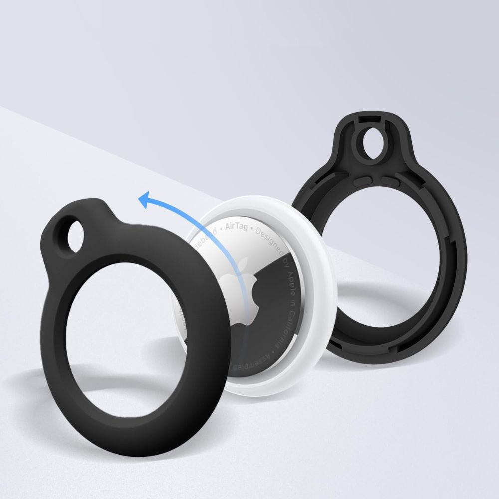 CREATOR: gd-jpeg v1.0 (using IJG JPEG v62), quality = 80 Tech-Protect Rough 4-pack case for Apple AirTag 1 / 2 - blackeng