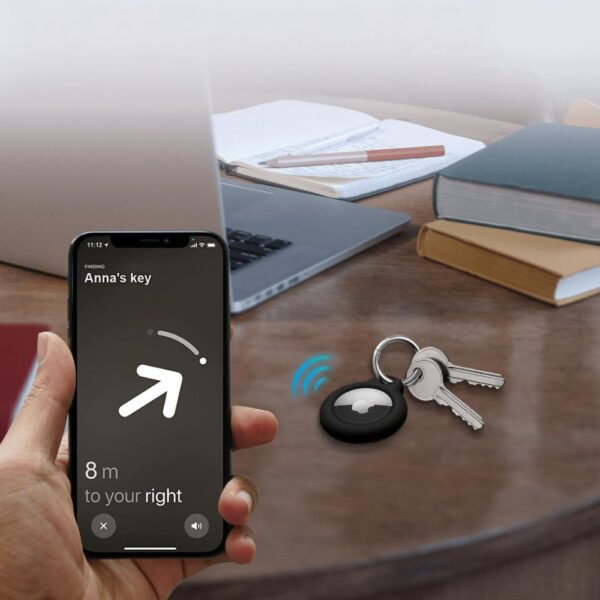 CREATOR: gd-jpeg v1.0 (using IJG JPEG v62), quality = 80 Tech-Protect Rough 4-pack case for Apple AirTag 1 / 2 - blackeng