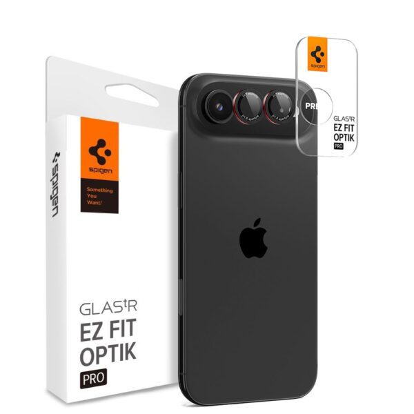 Spigen Optik Pro L-Series 2-pack iPhone Air Lens Glass - Black and Redeng