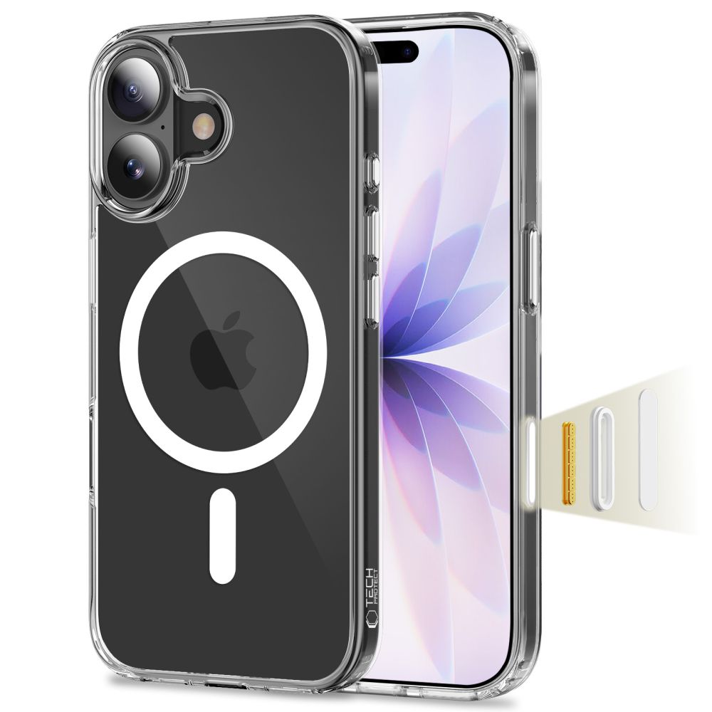 Tech-Protect Flexair Hybrid CC MagSafe Case for iPhone 17 - Cleareng