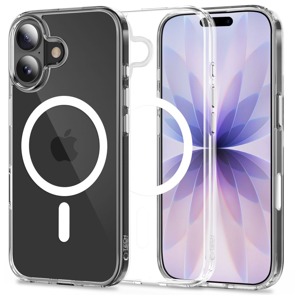 Tech-Protect Flexair Hybrid CC MagSafe Case for iPhone 17 - Cleareng