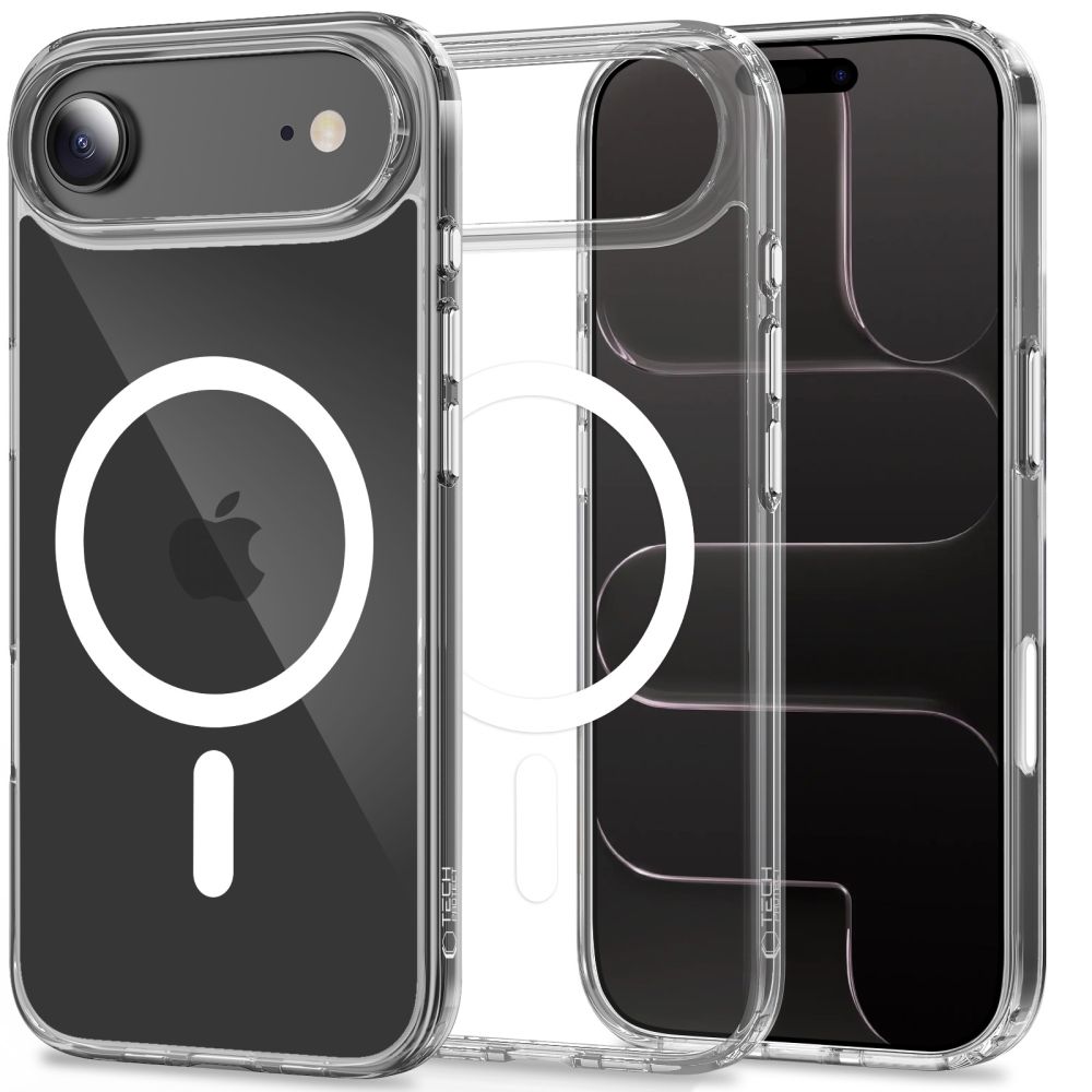 Tech-Protect Flexair Hybrid CC MagSafe Case for iPhone Air - Cleareng