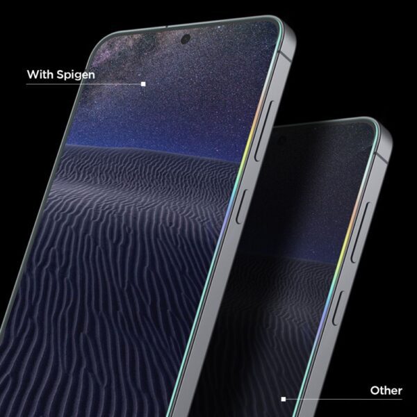 CREATOR: gd-jpeg v1.0 (using IJG JPEG v62), quality = 80 Spigen Glas.tR "EZ Fit Pro" Tempered Glass 2-pack for Samsung Galaxy S25 FEeng