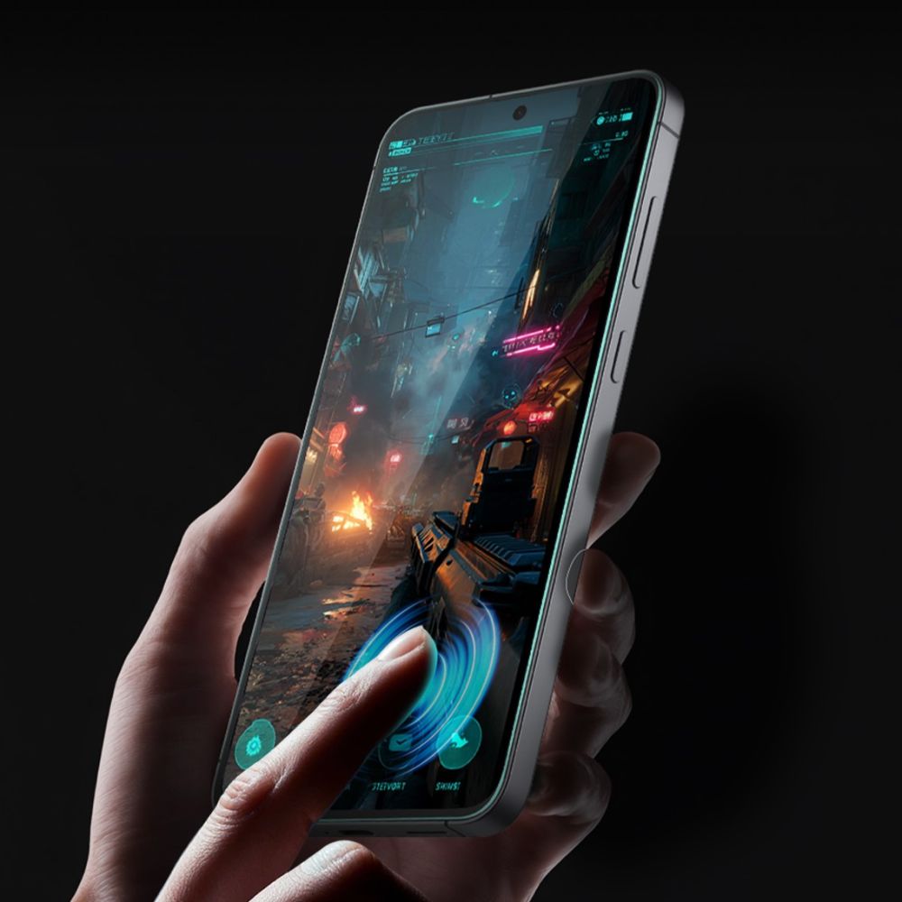 CREATOR: gd-jpeg v1.0 (using IJG JPEG v62), quality = 80 Spigen Glas.tR "EZ Fit Pro" HD Tempered Glass 2-pack for Samsung Galaxy S25 FEeng