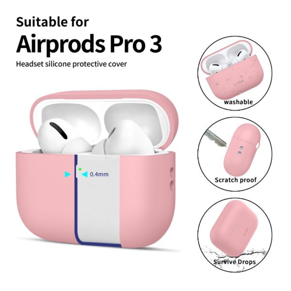 Tech-Protect Silicone Case for AirPods Pro 3 - Pinkeng