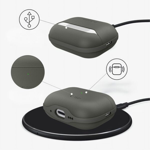 Tech-Protect NaturalFit Case for AirPods Pro 3 - Greeneng