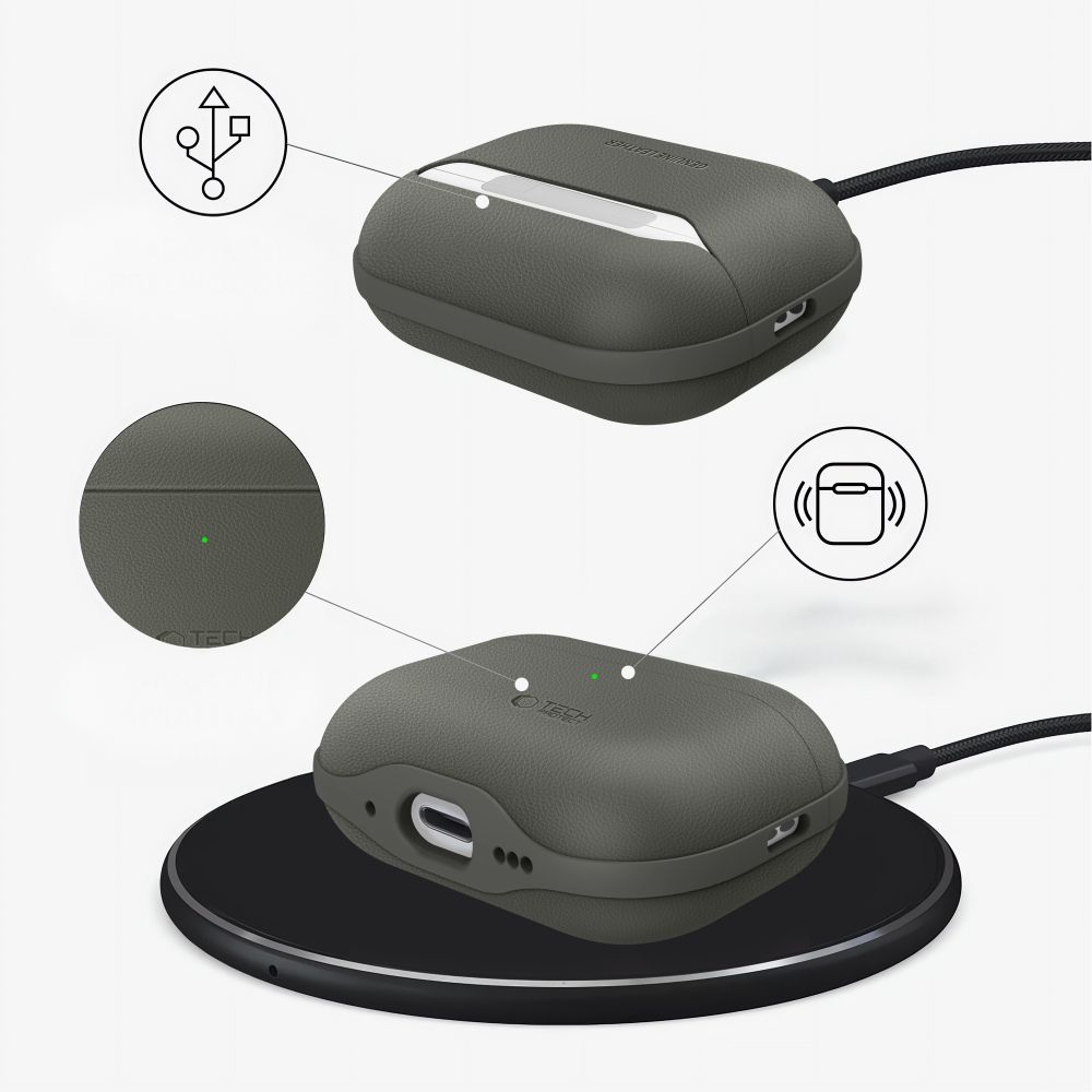 Tech-Protect NaturalFit Case for AirPods Pro 3 - Greeneng