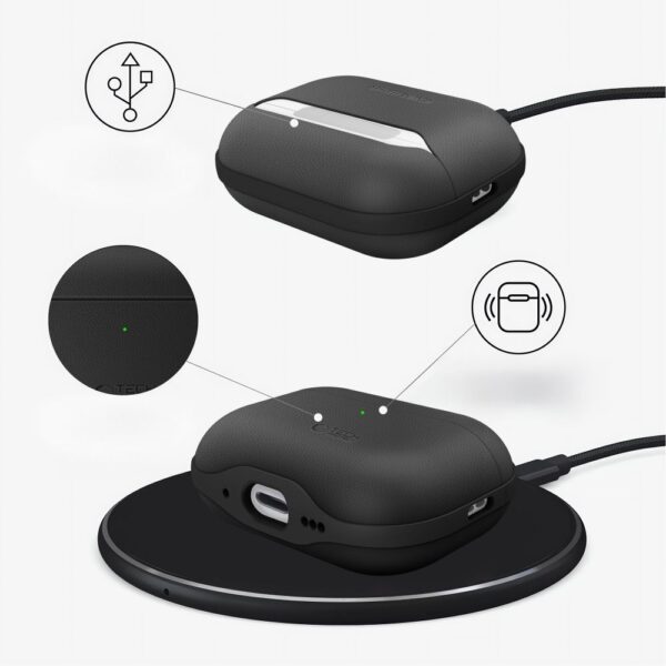 Tech-Protect NaturalFit Case for AirPods Pro 3 - Blackeng
