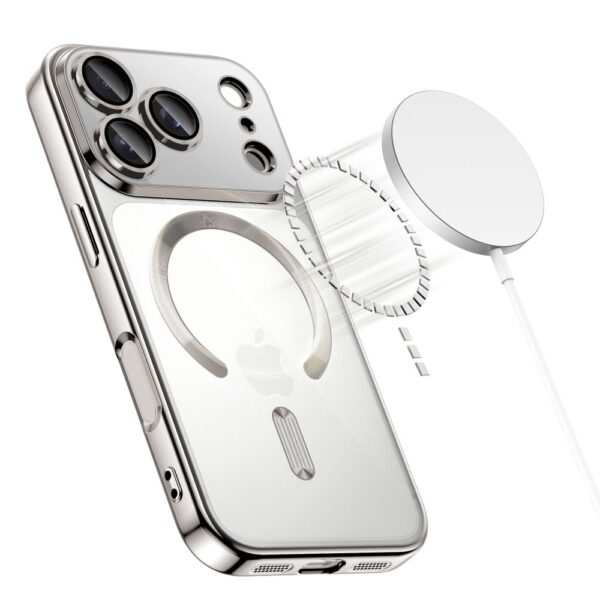 CREATOR: gd-jpeg v1.0 (using IJG JPEG v62), quality = 80 Tech-Protect MagFlex MagSafe Case for iPhone 17 Pro Max - Clear Silvereng