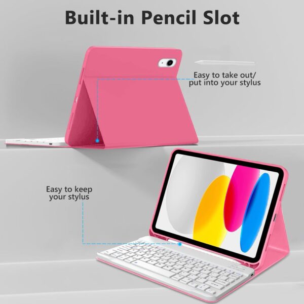 Tech-Protect SC Pen Case for iPad 10.9” 10 / 2022 / 11” 11 / 2025 - Pinkeng