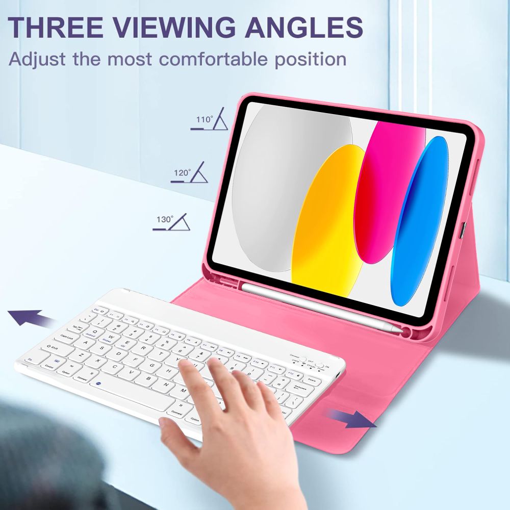 Tech-Protect SC Pen Case for iPad 10.9” 10 / 2022 / 11” 11 / 2025 - Pinkeng