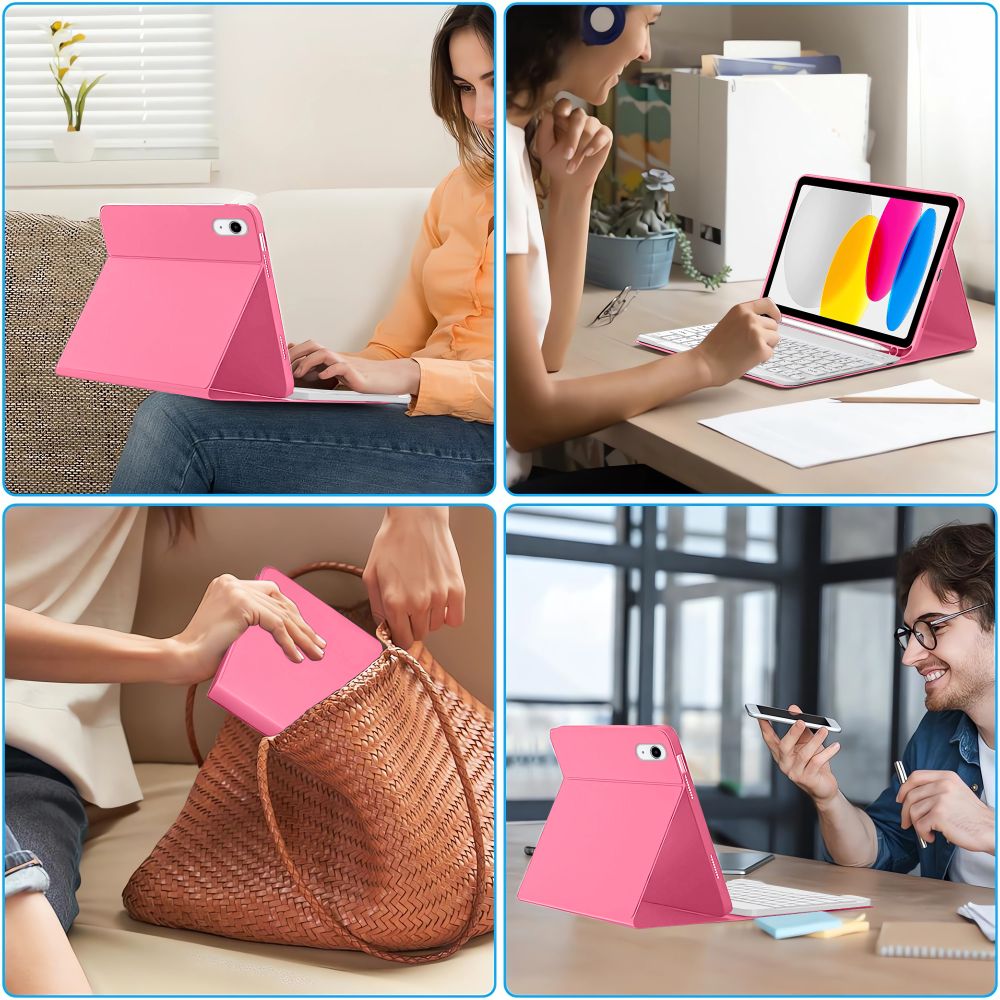 Tech-Protect SC Pen Case for iPad 10.9” 10 / 2022 / 11” 11 / 2025 - Pinkeng