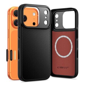 Tech-Protect Kevlar Aramid MagSafe case for iPhone 17 Pro Max - blackeng