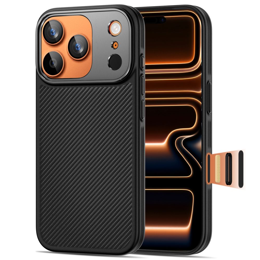 Tech-Protect Kevlar Aramid MagSafe case for iPhone 17 Pro - blackeng