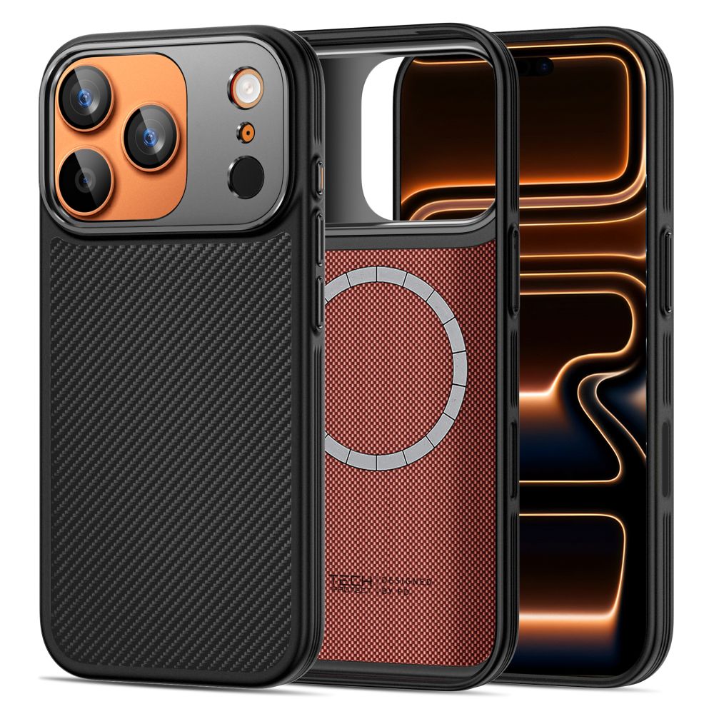 Tech-Protect Kevlar Aramid MagSafe case for iPhone 17 Pro - blackeng