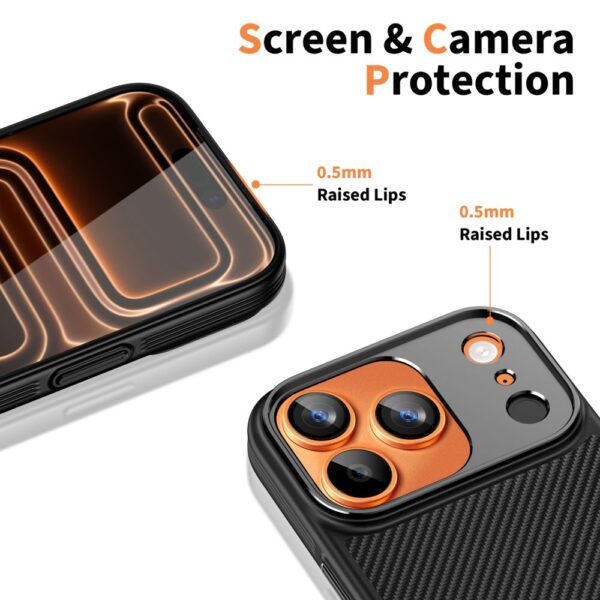 Tech-Protect Kevlar Aramid MagSafe case for iPhone 17 Pro - blackeng