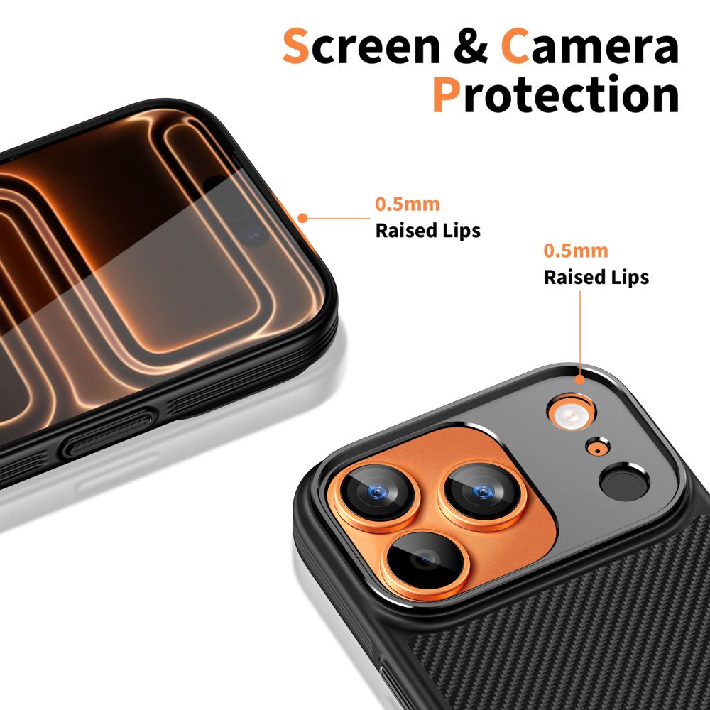 Tech-Protect Kevlar Aramid MagSafe case for iPhone 17 Pro - blackeng