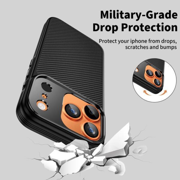 Tech-Protect Kevlar Aramid MagSafe case for iPhone 17 Pro - blackeng