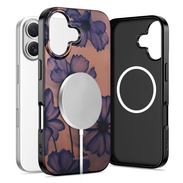 Tech-Protect Lamano MagSafe case for iPhone 17 - brown-purpleeng