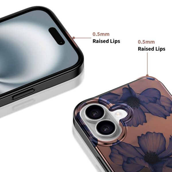 Tech-Protect Lamano MagSafe case for iPhone 16 - brown-purpleeng