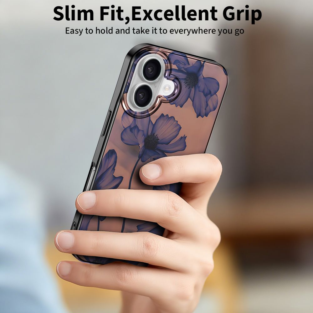 Tech-Protect Lamano MagSafe case for iPhone 16 - brown-purpleeng