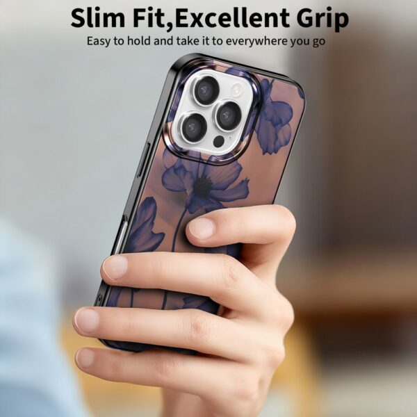 Tech-Protect Lamano MagSafe case for iPhone 16 Pro - brown-purpleeng