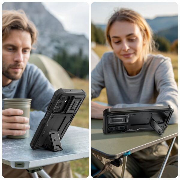 Tech-Protect Kevlar Cam+ Case for Samsung Galaxy A17 4G / 5G - Blackeng