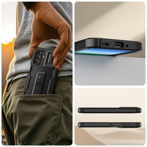 Tech-Protect Kevlar Cam+ Case for Samsung Galaxy A17 4G / 5G - Blackeng