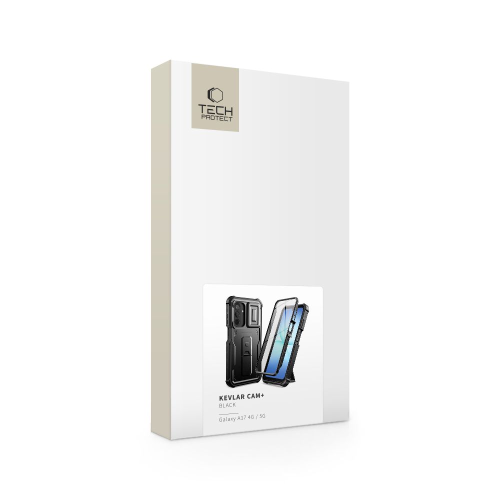 Tech-Protect Kevlar Cam+ Case for Samsung Galaxy A17 4G / 5G - Blackeng