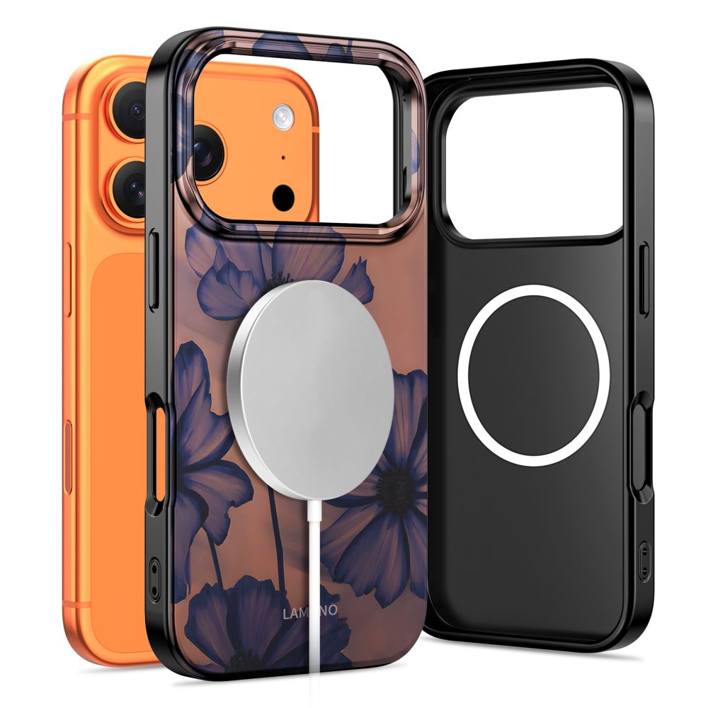 CREATOR: gd-jpeg v1.0 (using IJG JPEG v62), quality = 80 Tech-Protect Lamano MagSafe case for iPhone 17 Pro Max - brown-purpleeng