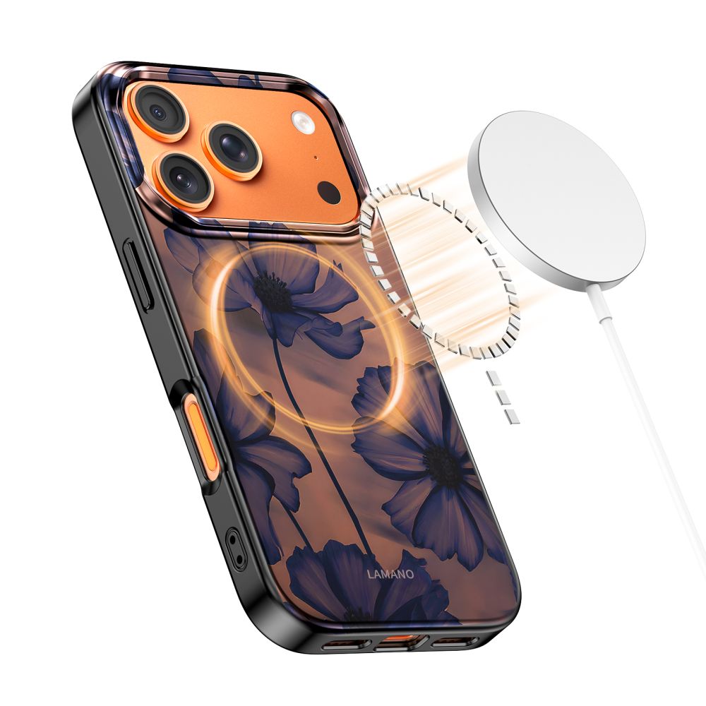 CREATOR: gd-jpeg v1.0 (using IJG JPEG v62), quality = 80 Tech-Protect Lamano MagSafe case for iPhone 17 Pro Max - brown-purpleeng