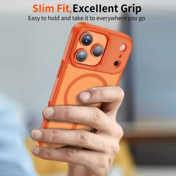 Tech-Protect MagMat MagSafe Case for iPhone 17 Pro Max - Orangeeng