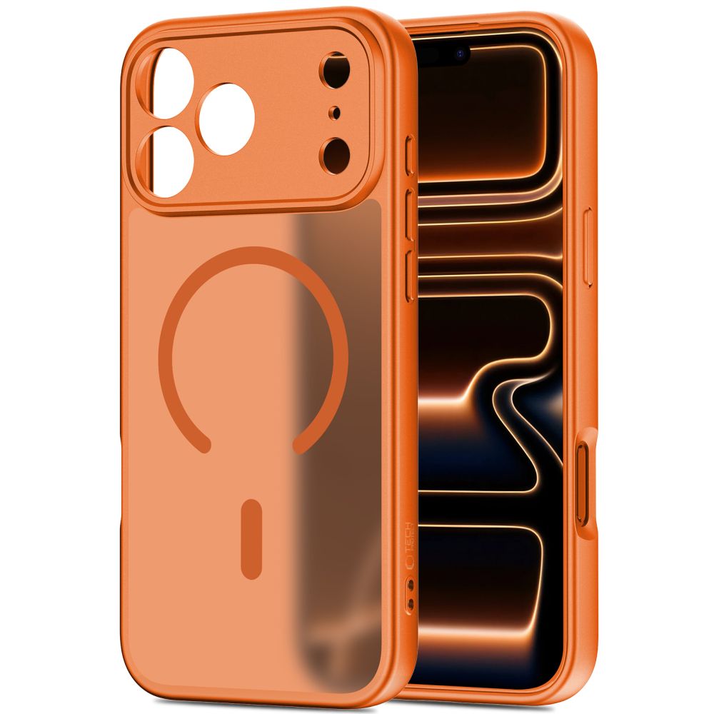 Tech-Protect BasicMag MagSafe Case for iPhone 17 Pro - Orangeeng