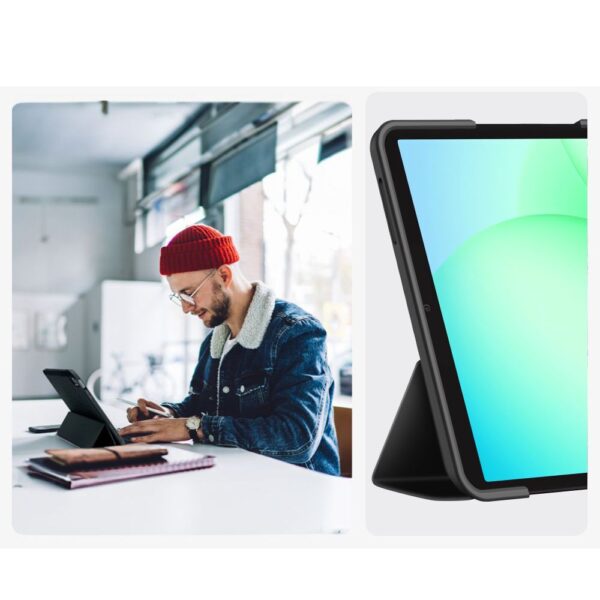 CREATOR: gd-jpeg v1.0 (using IJG JPEG v62), quality = 80 TechProtect SmartCase Case for Samsung Galaxy Tab A9 / A11 8.7 X110 / X115 / X133 / X135 - Blackeng