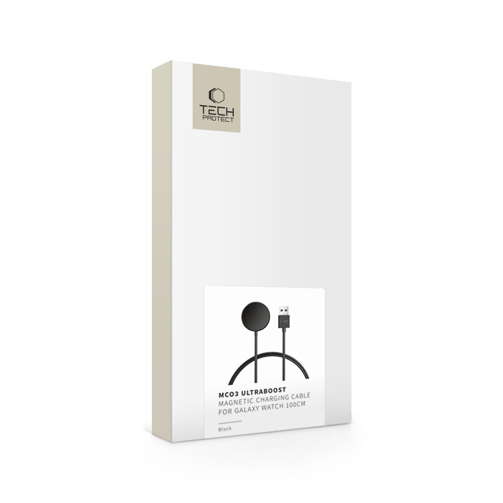 Tech-Protect MC03 UltraBoost Wireless Charger for Samsung Galaxy Watch - Blackeng